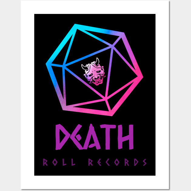 Death Roll - Purple Wall Art by DM Draper